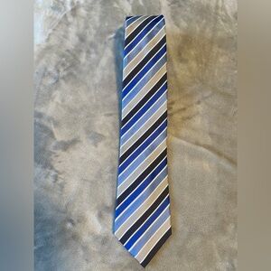 Croft & Barrow Mens Blue & Grey Formal‎ Necktie 60” Multicolor Neck Tie
